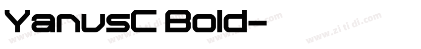 YanusC Bold字体转换